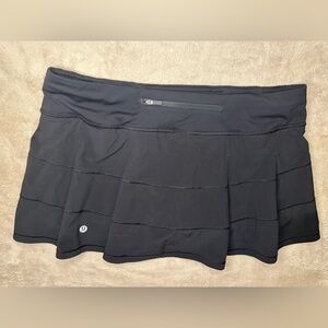lululemon athletica Classic Black Tennis Skirt